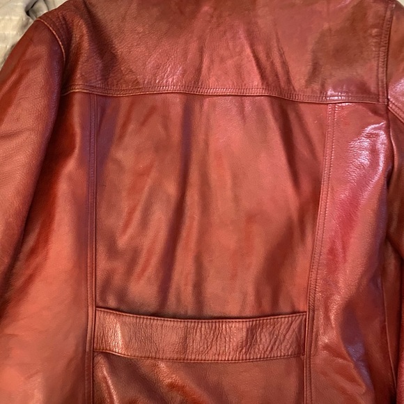 Vintage Genuine leather jacket. - Picture 3 of 8